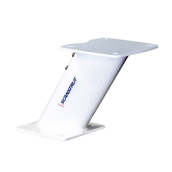 Aluminum PowerTower and reg Forward Lean 10 Inch Furuno Dome